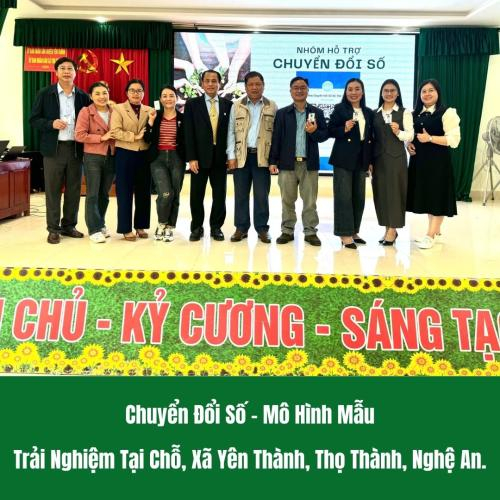 Chuyển Đổi Số - Mô Hình Mẫu & Trải Nghiệm Tại Chỗ.